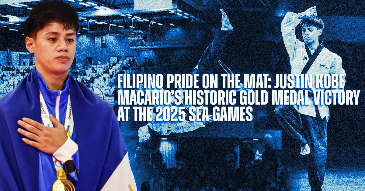 Filipino Pride on the Mat: Justin Kobe Macario’s Historic Gold Medal Victory at the 2025 SEA Games