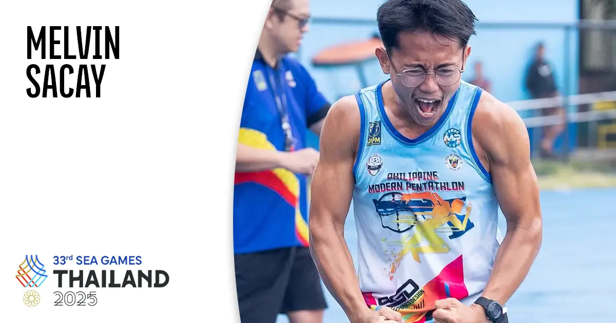 Melvin Sacay Makes History: A Golden Milestone in Men’s Laser Run at SEA Games 2025