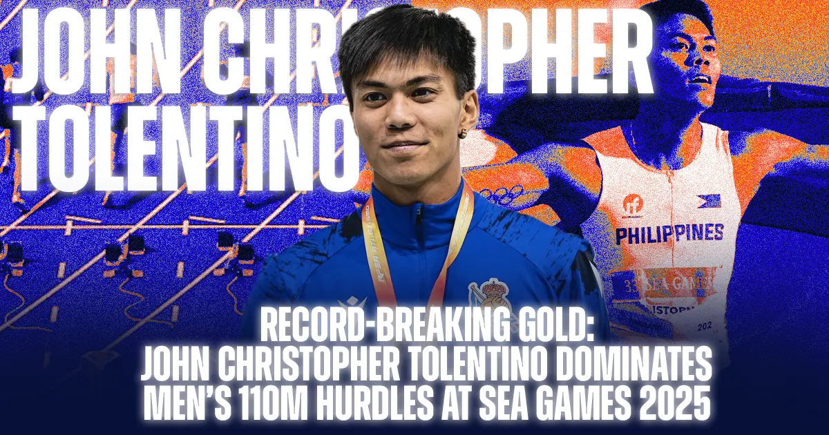 Record-Breaking Gold John Christopher Tolentino Dominates Men’s 110m Hurdles at SEA Games 2025