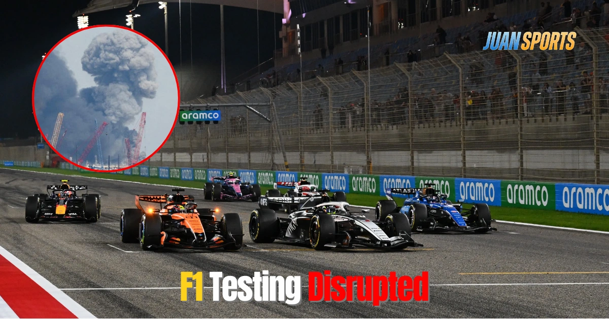 F1 Testing Disrupted Bahrain 2026 Session Aborted Amid Middle East Conflict