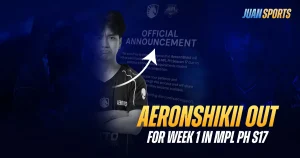 AeronShikii Is Out for MPL PH Season 17 Week 1 Amid Administrative Hurdles