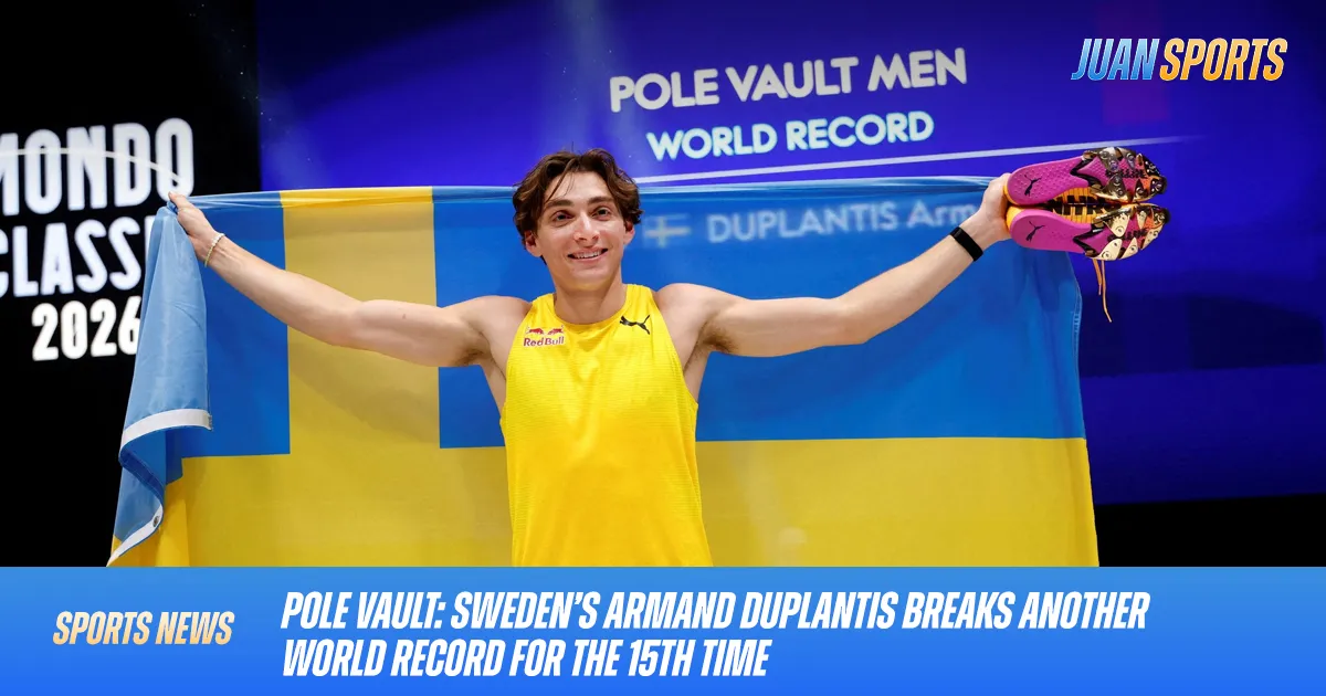 The Sky is the Limit: Armand Duplantis Vaults to 6.31m for 15th Career World Record