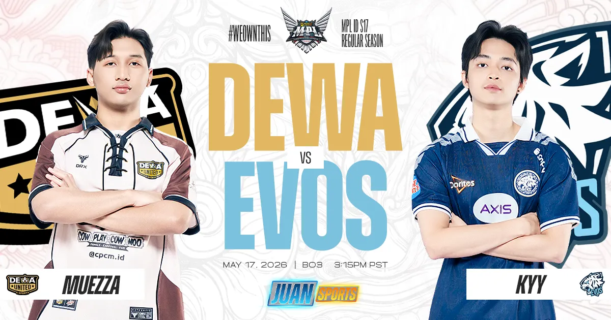 DEWA vs EVOS S17: No Mercy Seeding War in MPL Indonesia