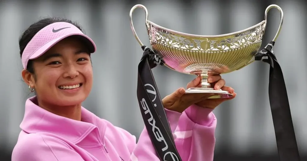 Alex Eala Birmingham Open 2026 Champion Trophy