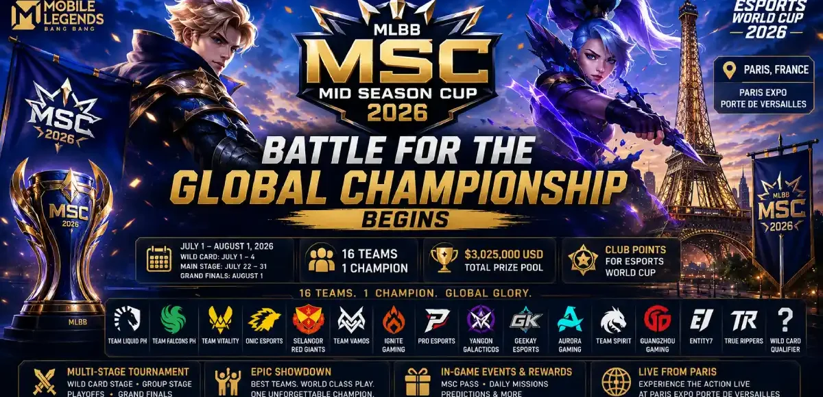 MLBB MSC 2026: Battle for the Global Championship Begins