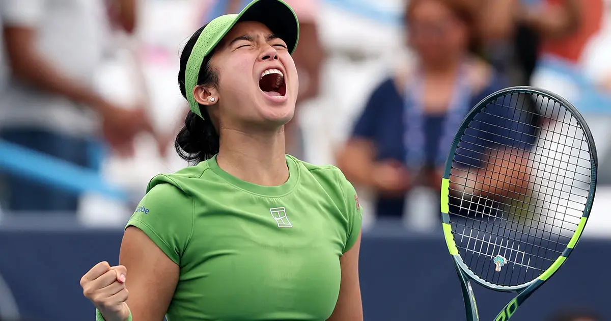 Alex Eala Competes In Semifinal Win Over Naomi Osaka
